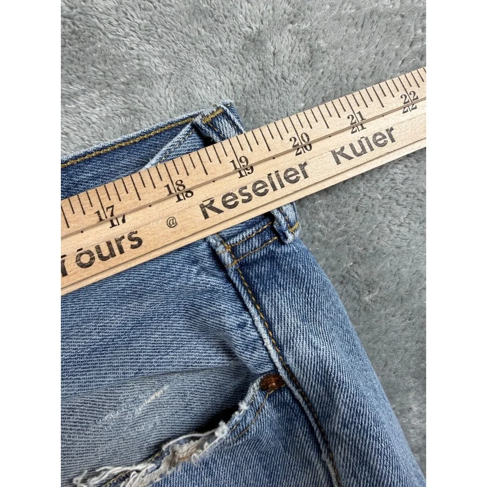 Levi's 501 Jeans 38x34‎ Distressed Grunge Y2K Skater Light Wash